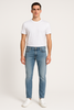 JEANS UOMO ZIP BOTTONE CINQUE TASCHE SKINNY CHIARO MARCA GAS ART. SAX A7245