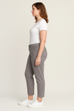 PANTALONE DONNA RAGAZZA CAPRI INSERTO PIZZO MARCA NERO GIARDINI ART.64104D