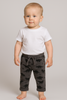PANTALONE TUTA NEONATO COULISSE GARZATO TASCHE DINOSAURI MARCA LOSAN ART.315-6034AL
