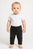 PANTALONI NEONATA ELASTICA BRILLANTINATO BORDINO MARCA LOSAN ART. 228-6026AL