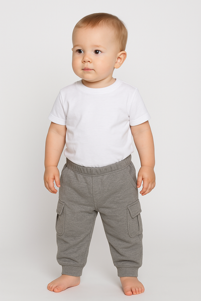 PANTALONE TUTA NEONATO COULISSE POLSINI TASCHE MARCA BM ART.Y1102