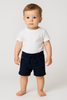 PANTALONCINO NEONATO JERSEY ELASTICO VITA TASCHE COTONE ELASTICIZZATO MARCA LOSAN ART.2176654AL