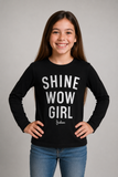 MAGLIA MANICA LUNGA COTONE ELASTICIZZATO BAMBINA MARCA BRIM JHM JACHIEM ART. FB 561