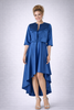 COMPLETO ELEGANTE DONNA GABRIELLA ABITO COPRISPALLA RASO CERIMONIA ART. LENU
