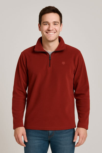 PILE UOMO HENRY BARROWS MEZZA ZIP CALDO MORBIDO ART. PU0045