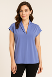 MAGLIA DONNA PIERRE CARDIN ART. AC414 MOSD SMANICATO SCOLLO A V FONDO DRITTO ELASTICIZZATO