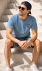 T-SHIRT UOMO SCUOLA NAUTICA ITALIANA GIROCOLLO STAMPA COTONE ART. 166009
