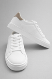 SNEAKERS TIFFOSI IN ECOPELLE STRINGATA RINFORZI IN DAINETTO SUL TALLONE