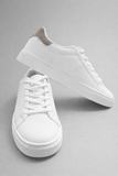 SNEAKERS TIFFOSI IN ECOPELLE STRINGATA RINFORZI IN DAINETTO SUL TALLONE
