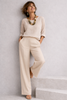 PANTALONI DONNA EMANUELA COSTA ELASTICO TASCHE LARGO MORBIDO LEGGERO ART.35857