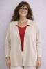 CARDIGAN DONNA CONFORMARO SILCO BOTTONI COLLETTO SPACCHETTI COMODO ART.561