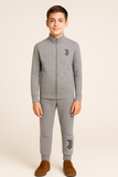 PIGIAMA TUTA CASA BAMBINO FELPA CALDA ZIP POLSINI LOGO JUVENTUS JUVE ART. JF201050