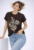 T-SHIRT DONNA TIFFOSI COTONE GIROCOLLO MEZZA MANICA PIZZO STAMPA PUNTI LUCE ART.10065011