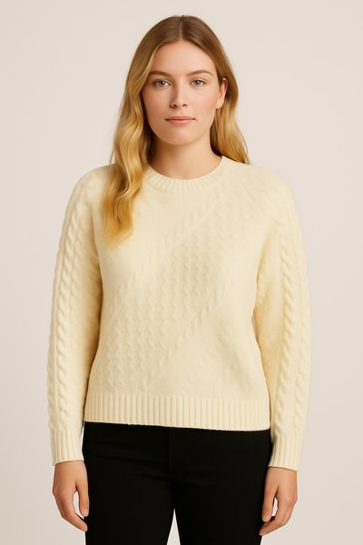 MAGLIONE DONNA RAGAZZA GIROCOLLO LAVORATO MARCA TIFFOSI ART. 10056455