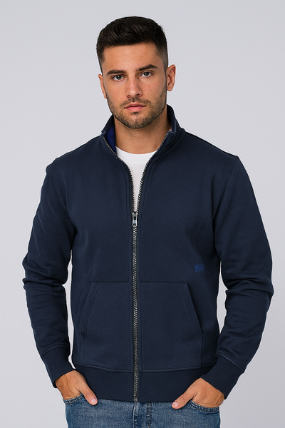 FELPA UOMO FELPATA CALDA ZIP TASCHE POLSINI MARCA GAS ART.LUSTIG1758