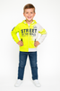 FELPA BAMBINO COTONE ZIP CAPPUCCIO TASCHE MARCA BM ART.AY2558