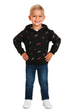 FELPA BAMBINO COTONE FELPATO CAPPUCCIO TASCA STAMPE MARCA LOSAN ART.1256656AL