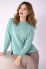 MAGLIA DONNA GRIFFAI GIROCOLLO POLSINI SPACCHETTI ART.7608