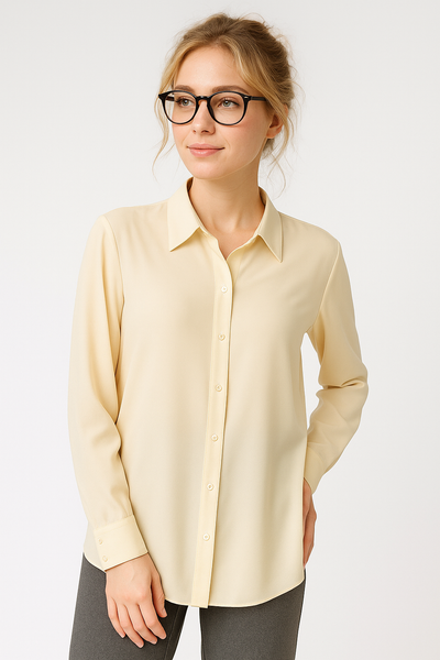 CAMICIA DONNA  ELISA CASTELLI  TAGLIE OVER MANICA LUNGA SPACCHI ART. 1521