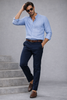 PANTALONE UOMO A&P BIANCHI TASCHE FRANCESE STRETCH SLIM FIT ART. 03869