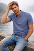 POLO UOMO RE DEL MARE MANICA CORTA TASCHINO COTONE JERSEY ART. 94.6629