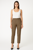 PANTALONI DONNA ELASTICO STRETTI FANTASIA MARCA EMANUELA COSTA ART.35426