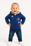 FELPA BAMBINO CAPPUCCIO ZIP STAMPA POLSINI MARCA LOSAN ART.1276656AL