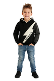 FELPA BAMBINO PURO COTONE CAPPUCCIO POLSINI MARCA YOURS ART.AY3245
