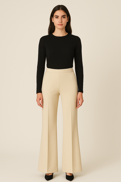 PANTALONI DONNA ELASTICIZZATO ELEGANTE  LAURA BIAGIOTTI ART. LB25P1829