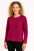 MAGLIONE DONNA RAGAZZA PIZZO SPACCHI GIROCOLLO MARCA COVERI ART. DC1037