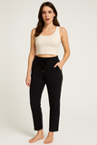 PANTALONE DONNA RAGAZZA ELASTICO TASCHE MARCA JENNIFER CLOSE ART. 1802