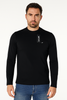 MAGLIA ELASTICIZZATA UOMO RAGAZZO GIROCOLLO MANICA LUNGA LOGO GAS ART.JANIS/S A0515