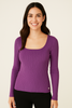 MAGLIONE DONNA RAGAZZA SCOLLO QUADRATO COSTE MARCA GRIFFAI ART. 4134