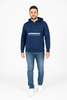 FELPA UOMO RAGAZZO CALDA CAPUCCIO TASCONE POLSI MARCA AVIREX ART. AX0563