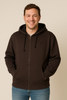 FELPA UOMO COVERI TAGLIE OVER FULL ZIP CAPPUCCIO  TASCHE FELPATA LOGO ART. OFE4685