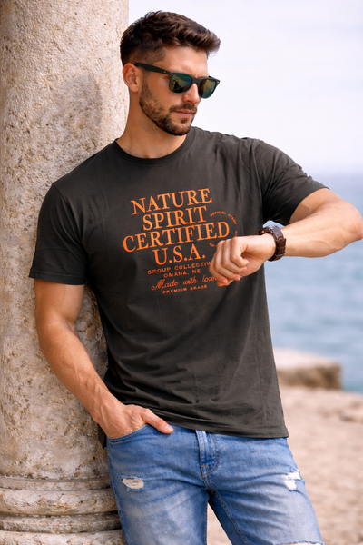 T-SHIRT UOMO LOSAN MANICA CORTA GIROCOLLO STAMPA COTONE ART.  LMNAP0103-26016