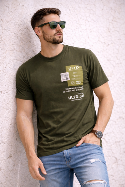 T-SHIRT UOMO LOSAN MANICA CORTA GIROCOLLO STAMPA COTONE ART. LMNAP0103-26027