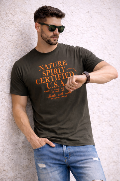 T-SHIRT UOMO LOSAN MANICA CORTA GIROCOLLO STAMPA COTONE ART.  LMNAP0103-26016