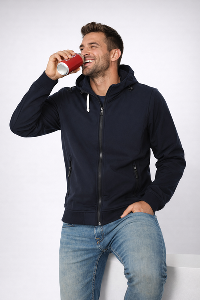 GIUBBETTO UOMO X-CAPE TECNICO CAPPUCCIO ZIP TASCHE ART. KROME