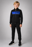PIGIAMA TUTA COTONE GARZATO TEMPO LIBERO BAMBINO RAGAZZO ZIP SQUADRA INTER ART. F202050