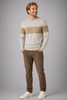 MAGLIONE UOMO GIROCOLLO COTONE E LINO MARCA URBAN RING ART. UR90025