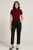 PANTALONE DONNA ELASTICO ZIP TASCHE MORBIDO SPACCHETTI MARCA GIUNE ART. PA076