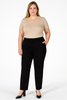 PANTALONI DONNA CONFORMATI ZIP BOTTONE LARGHI MARCA LUISA VIOLA ART.P801F09133 33