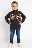 FELPA BAMBINO SPORT TASCHE ZIP STAMPA NEW YORK MARCA MIX'N MATCH ARNETTA ART. 72070