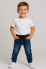 JEANS BAMBINO COULISSE IN VITA TASCHE POLSINO MARCA YOURS ART.Y2404