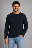 MAGLIONE UOMO GIROCOLLO TASCHINO MARCA X-CAPE ART. STILL
