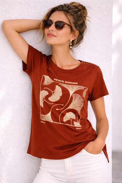 T-SHIRT DONNA TIFFOSI GIROCOLLO MEZZA MANICA SPASCHETTI STAMPA GLITTER ART.10065836