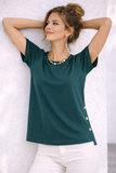 T-SHIRT DONNA TIFFOSI GIROCOLLO BOTTONE MEZZA MANICA SPACHETTI ART.10064619