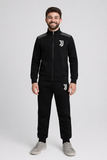 PIGIAMA TUTA TEMPO LIBERO UOMO RAGAZZO PILE CALDO MEZZA ZIP SQUADRA JUVENTUS ART. P101055