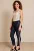 LEGGINGS DONNA ELASTICO BANDA STRETTI MARCA ELMA ART.6039